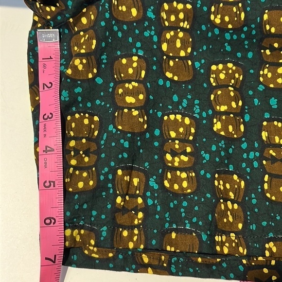 TRIBALBYN Womens African Abstract Off Shoulder Bell Sleeves Romper Size XXL - Picture 13 of 16